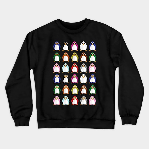 Penguin Variety Crewneck Sweatshirt by adamzworld